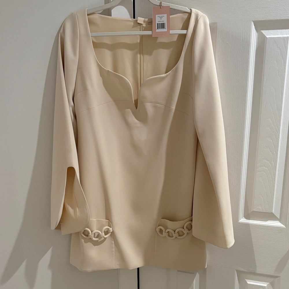 Alexis Cream Long Sleeve Dress